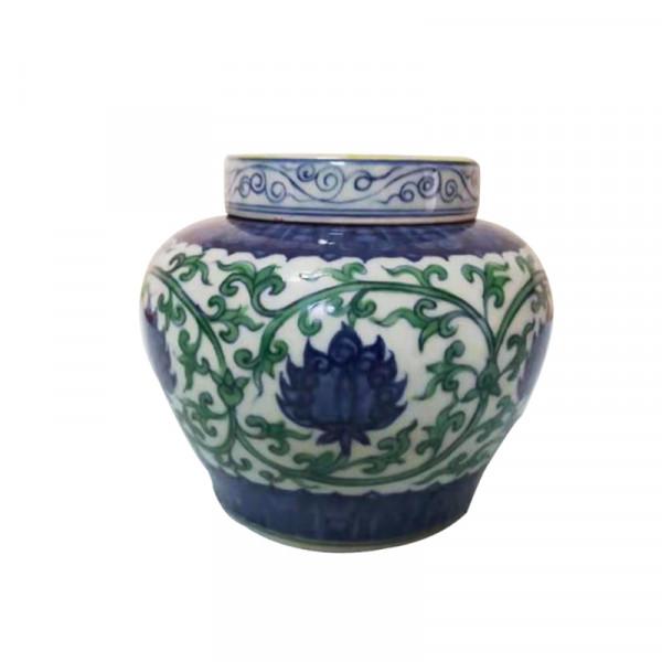 大明成化天字罐一件 大明成化天字罐一件