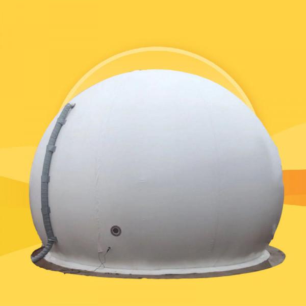 琪源雙膜儲氣櫃10000m³立式氣櫃PVDF沼氣柔式氣櫃