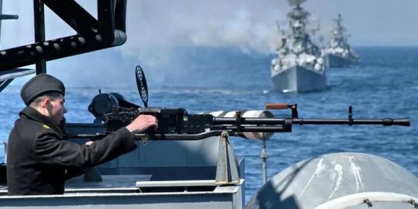 俄羅斯黑海艦隊舉行演習
