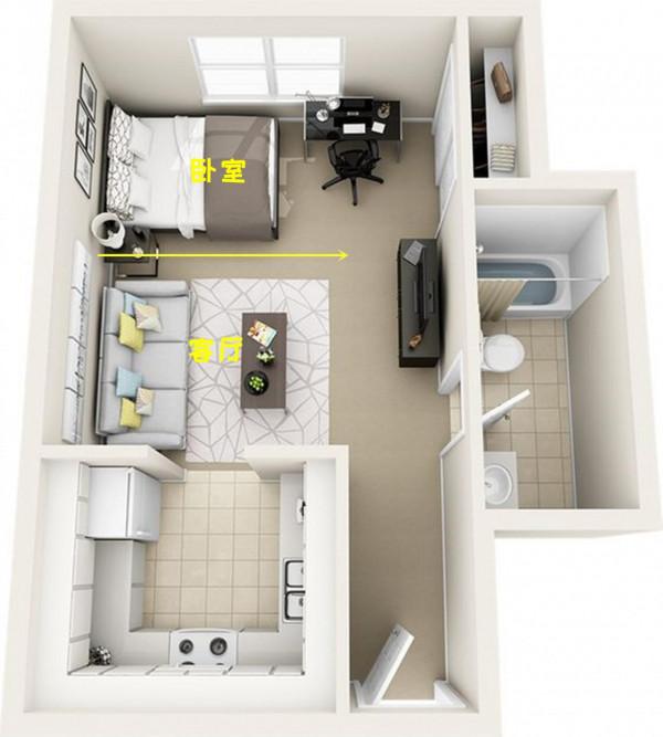 一居室戶型也有救了,4種隔斷把功能區拎出來用,不佔地方不擁擠 一居室戶型也有救了,4種隔斷把功能區拎出來用,不佔地方不擁擠