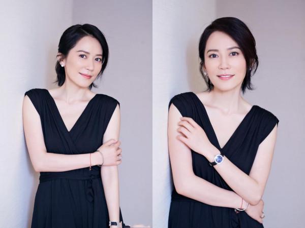 47歲俞飛鴻真美！僅僅是穿了件深V領長裙，滿屏都散發著女人味