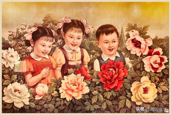 60年代的唯美年畫，現在看看，畫面依然還是那麼漂亮