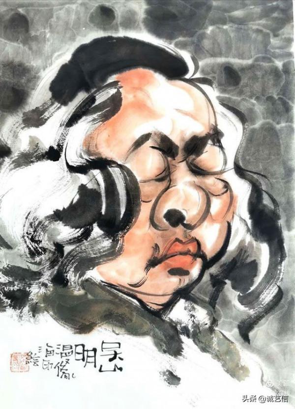 中國藝術名家肖像漫畫展