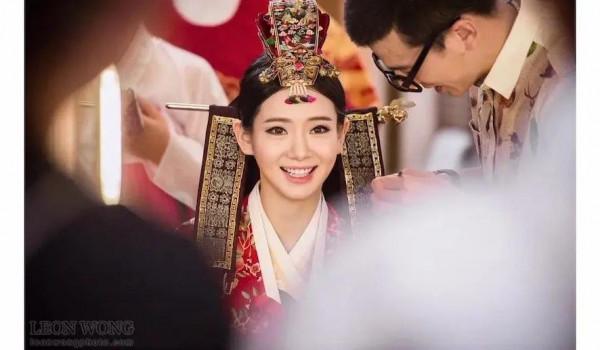 戚薇早期婚禮圖曝光