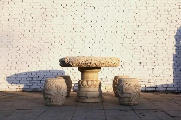 石桌 茶桌 漢白玉