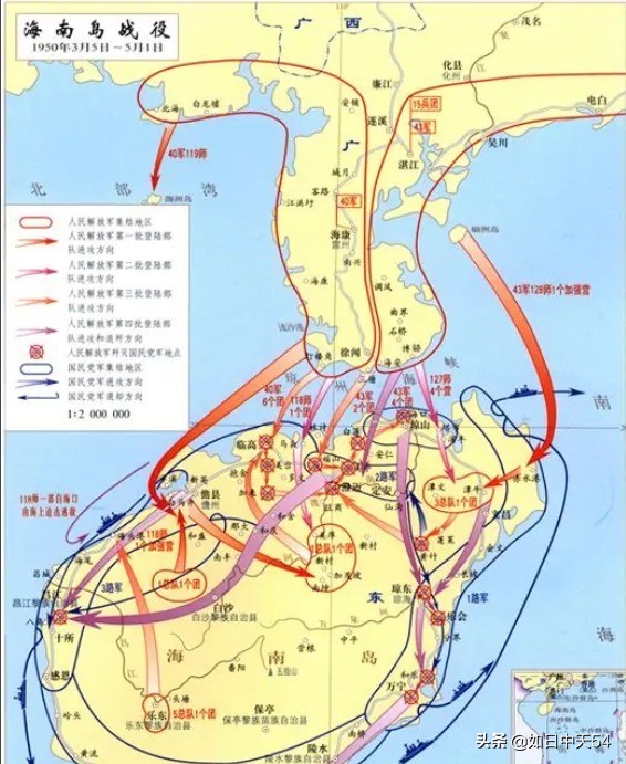 海南島戰役，準確把握戰機與活用戰法，是我軍最終取勝的關鍵