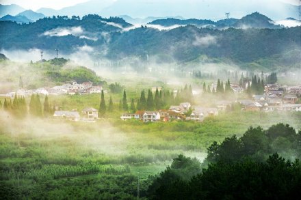 杭州這些山村淡妝濃抹皆是風景
