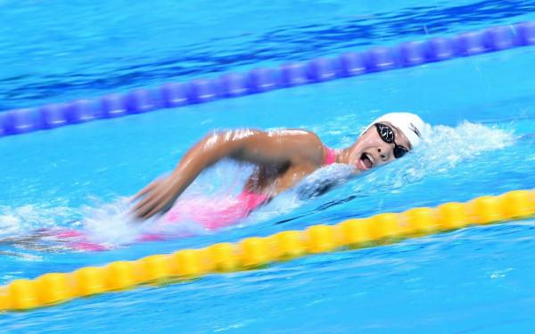 游泳——女子1500米自由泳預賽賽況