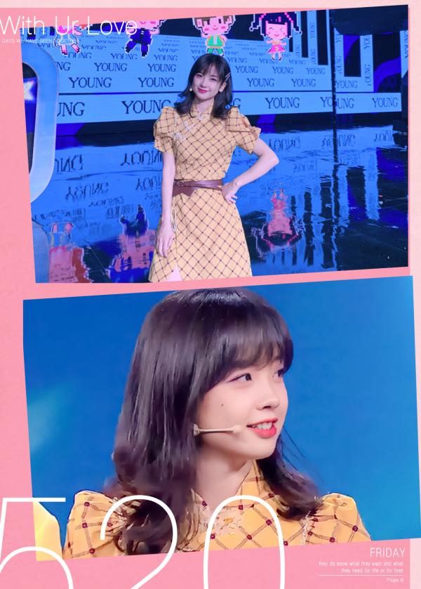 怪不得王冰冰能爆火，穿女團短裙就像偶像一樣，小圓臉真可愛