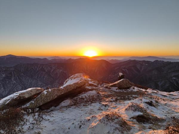 成驢之路：一日大寺，雪厚路長，路線：光頭山-大寺-高冠峪