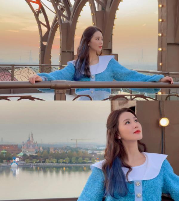 劉詩詩迪士尼造型徹底封神!穿羊絨羔美成花魁,挑染髮型太吸睛了 劉詩詩迪士尼造型徹底封神!穿羊絨羔美成花魁,挑染髮型太吸睛了