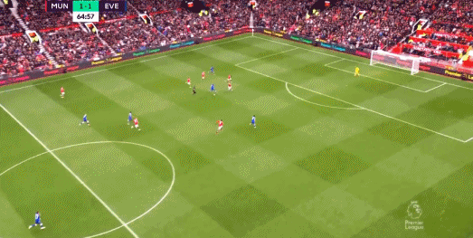 漏洞百出！C羅無力迴天！埃弗頓快速反擊，1：1扳平曼聯