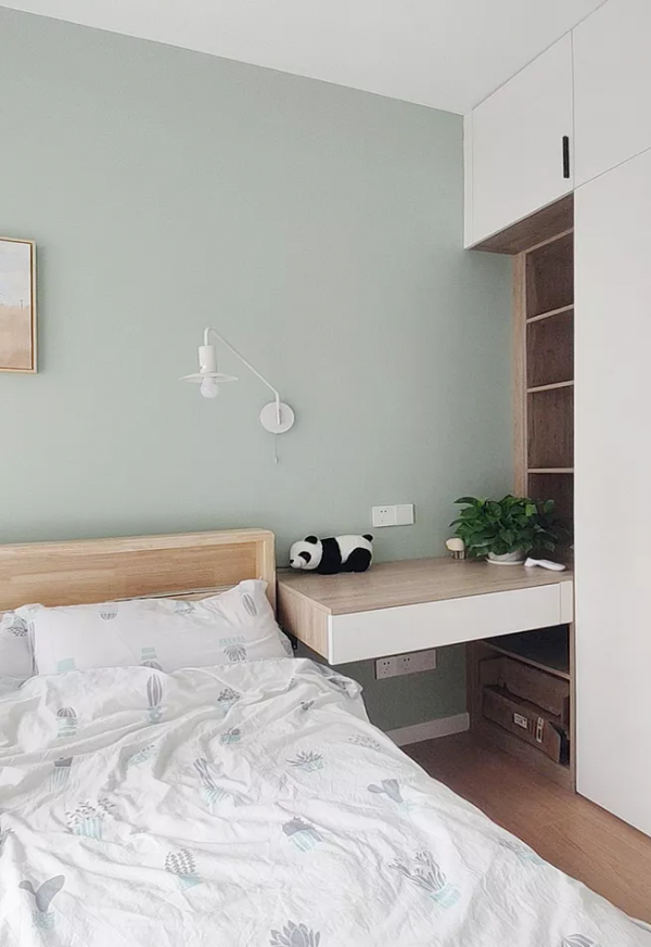 105㎡原木風三居室，LDK、小書房、衣帽間…都市生活也能寧靜自在