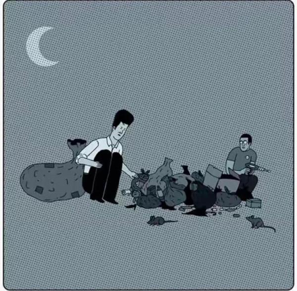 細思極恐漫畫-好心的年輕人