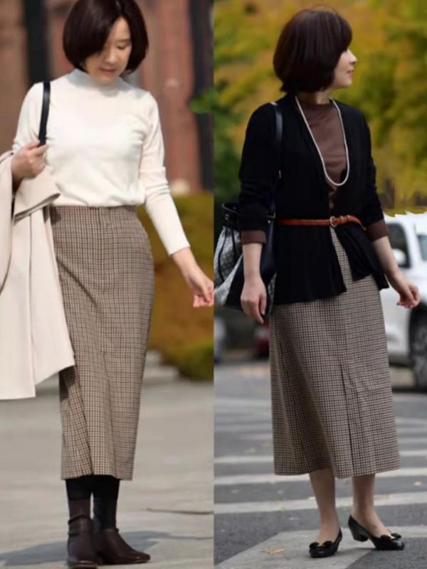 女人五十而不老,三種半身裙搭配不僅優雅保暖,還讓你擺脫大媽感 女人五十而不老,三種半身裙搭配不僅優雅保暖,還讓你擺脫大媽感