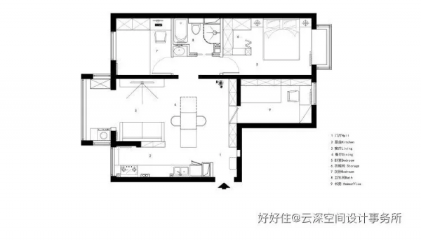 爆改80m²二手房：空心磚作隔斷，盲盒收納給我看呆了