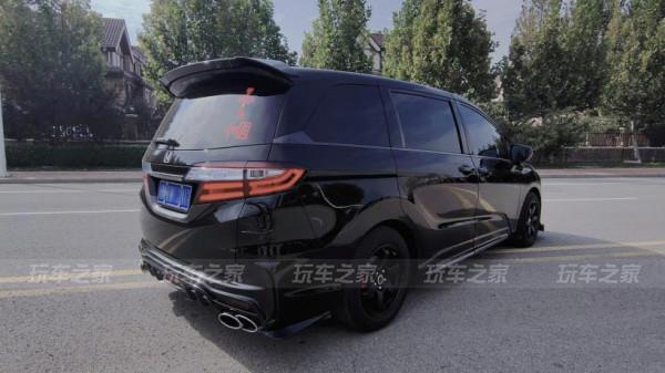 當奶爸後提本田奧德賽 改裝成黑武士風格後帥氣十足