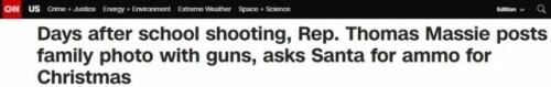 “美式民主”的血腥註腳：校園槍殺慘劇未消 政客拍持槍全家福向聖誕老人要彈藥