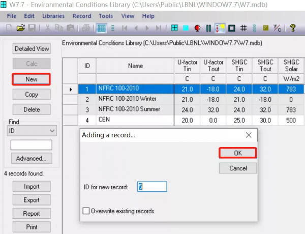 WINDOW+THERM軟體學習(二):邊界條件設定 WINDOW+THERM軟體學習(二):邊界條件設定