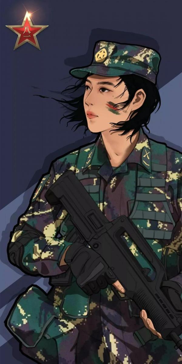 硬核軍人手機桌布：青春有很多樣子，很慶幸青春裡有穿軍裝的樣子