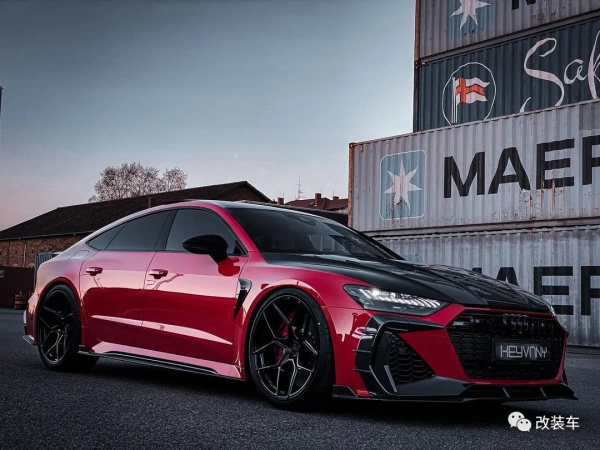 花100萬打造735馬力的奧迪RS7，3秒破百的碳纖維猛獸你們愛了嗎？