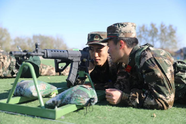 新戰友，你努力訓練的樣子真帥