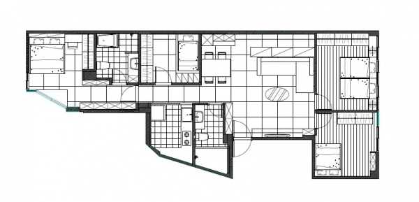 爆改40年老房,109㎡二手房也有春天,老暗窄變身新亮敞 爆改40年老房,109㎡二手房也有春天,老暗窄變身新亮敞
