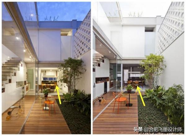 天井不挖魚池打算鋪防腐木,裝摺疊門當陽光房用,一開一合好通風 天井不挖魚池打算鋪防腐木,裝摺疊門當陽光房用,一開一合好通風