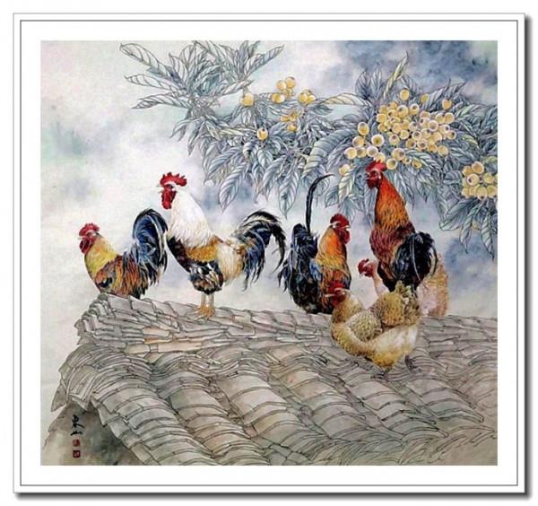 國畫名家陳東山工筆花鳥