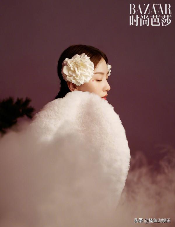 34歲劉詩詩又美出圈了！拍攝牡丹花間大片，優雅華麗好似花仙子