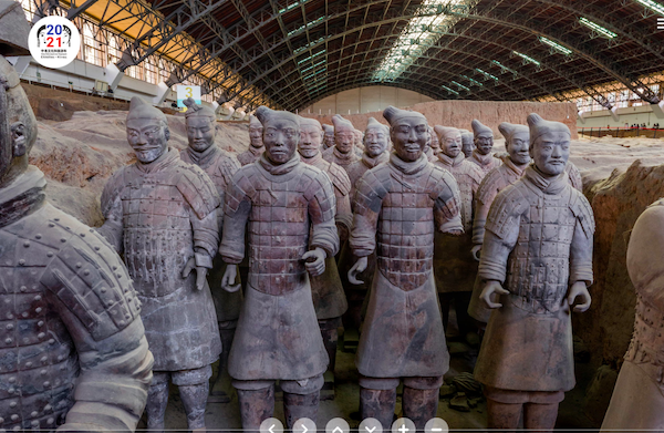 “在希臘遇見兵馬俑”線上展，平行時空裡的五彩兵馬俑