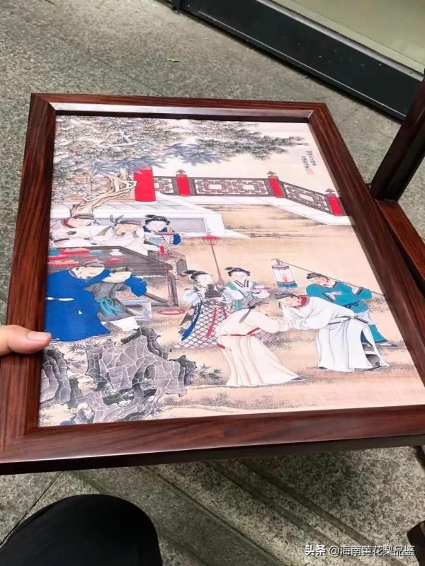 海黃大屏風 老物件打磨拋光可適中堂擺放 客廳擺放長