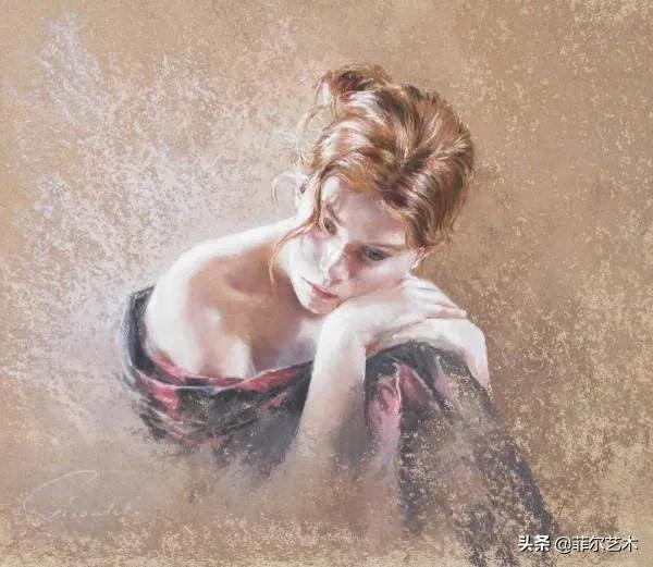 法國女粉彩大師，描繪的女性之美，細膩柔和