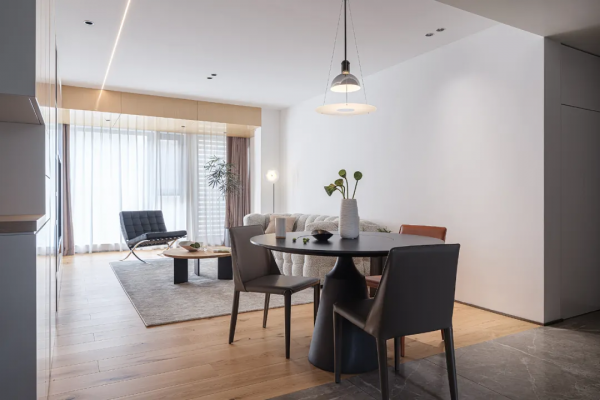 140㎡現代簡約風格新房裝修，臥室衣帽間愛了