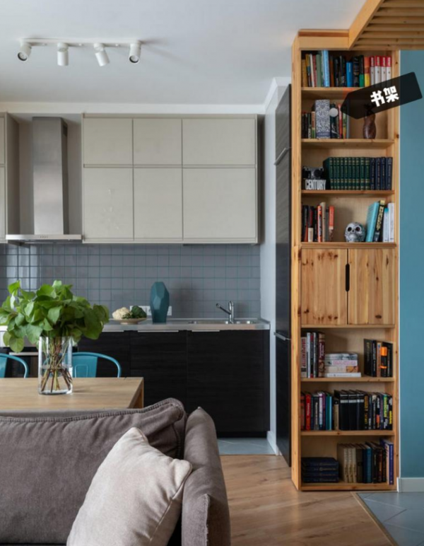 執意買下50㎡房子，裝修得舒適有品位，完全不輸大戶型