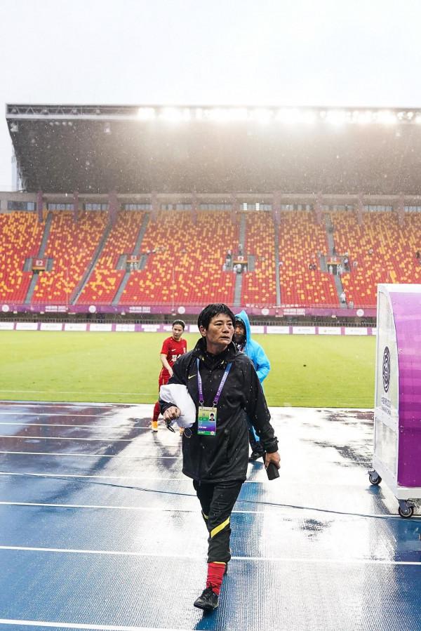 足球——女子成年組：聯合隊戰勝江蘇隊