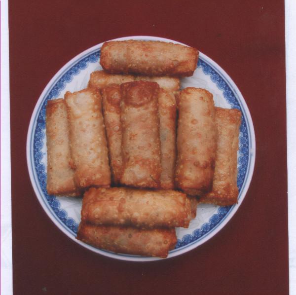 水鄉沙溝特色美食酥皮春捲冬季上市，它的製作方法和味道堪稱一絕