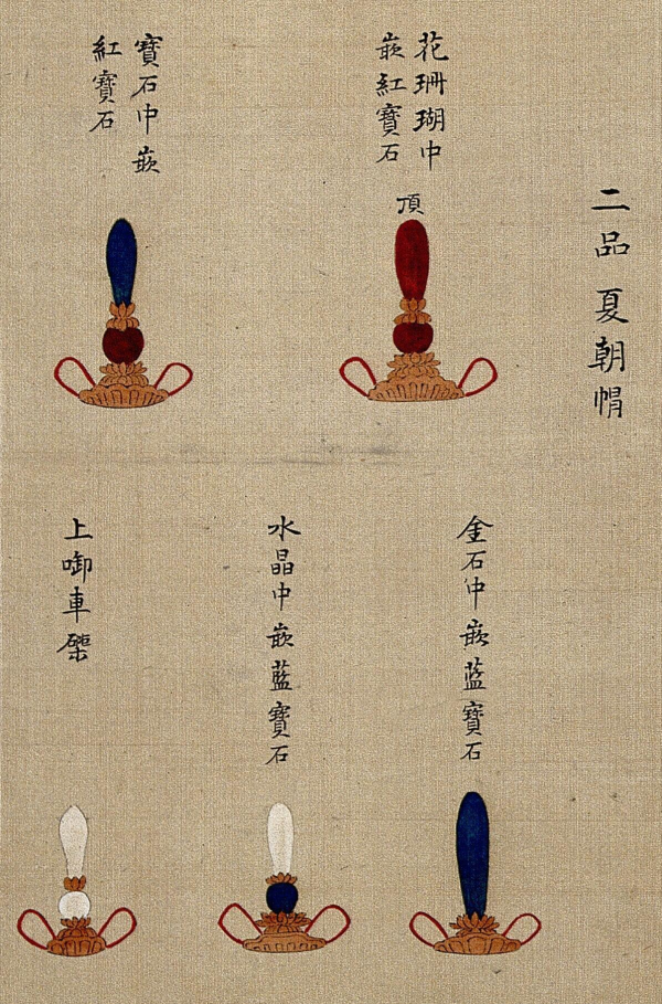 頂戴、花翎、朝珠、補服——清代官員服飾圖文詳解