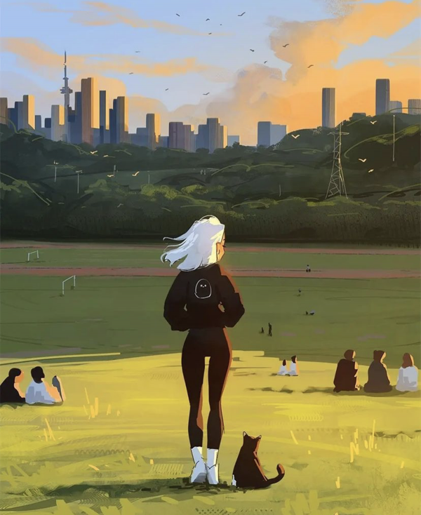 畫師和貓咪的日常，不少動漫開局就送寵物，有陪伴作用還能當外掛