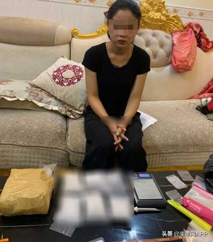 柬埔寨一名女毒犯家中，查獲約2公斤毒品