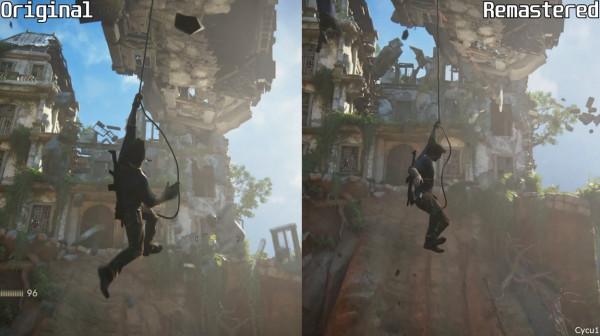 《神秘海域：盜賊傳奇合輯》PS5版預告與原版對比