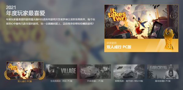 鳳凰遊戲公開「2021年度遊戲評選」各大獎結果