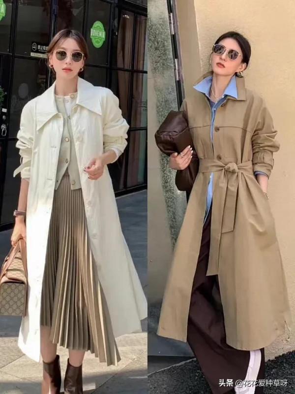 OOTD風衣合集｜氣質女孩早春穿搭酷甜時尚