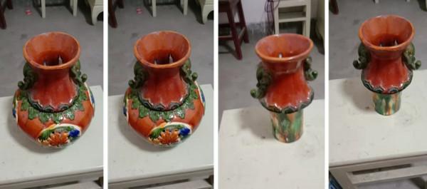 精品推薦—唐三彩轉心瓶