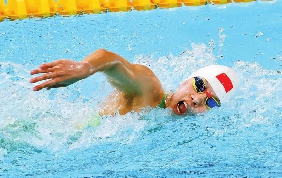 聚焦第十四屆全國運動會 小將朱蕾桔混合泳獲得銅牌 聚焦第十四屆全國運動會 小將朱蕾桔混合泳獲得銅牌