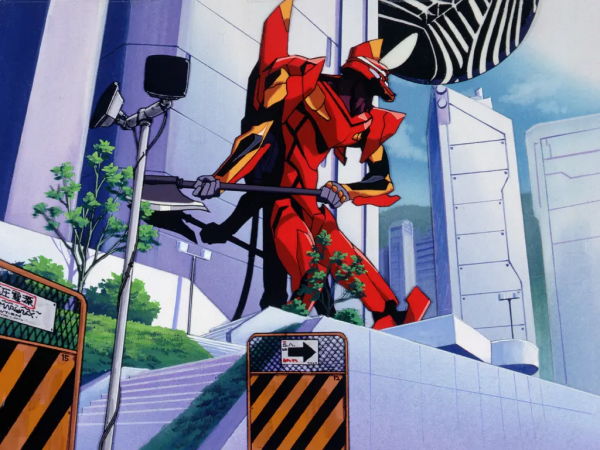 《新世紀福音戰士》第十二使徒夜天使，被初號機從內部突破的使徒