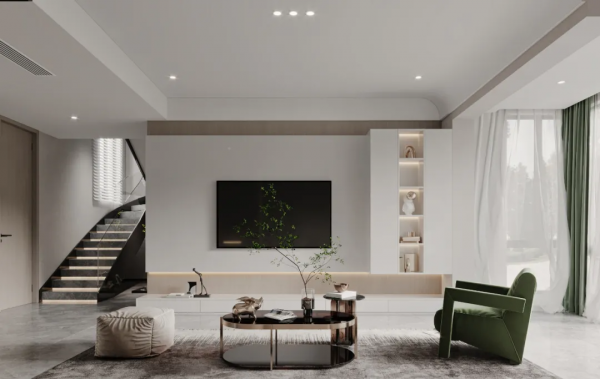 多功能電視背景牆，才是高定的新趨勢