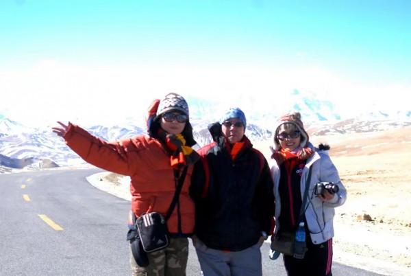 聶拉木山口景象