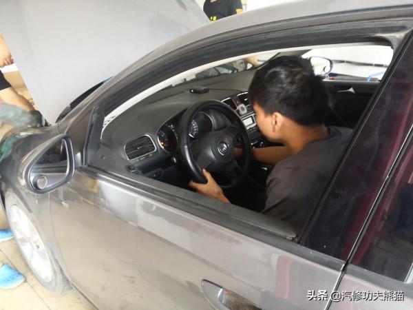 大眾高爾夫1.4T差點開報廢，燒機油、燒防凍液、缺缸大修一次解決