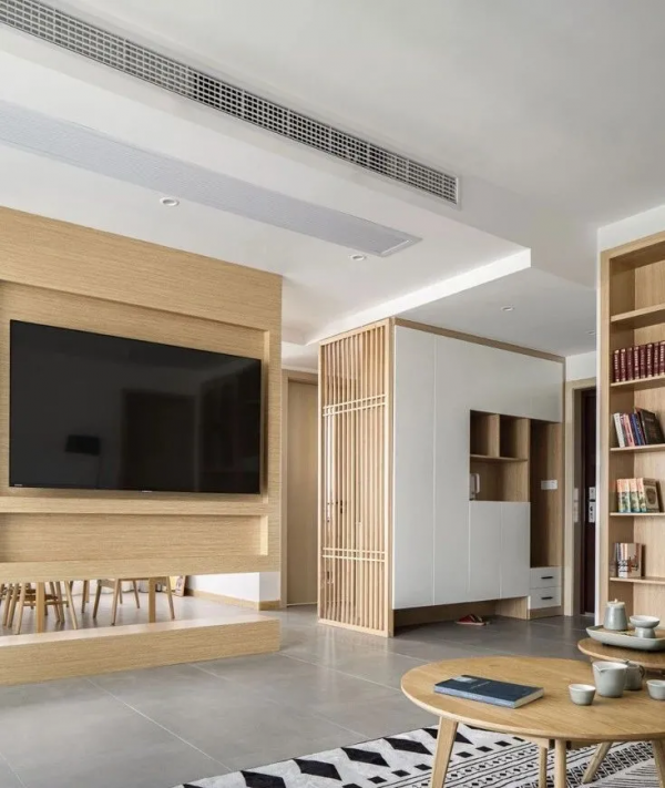 125平三居室,懸吊式電視背景牆、主臥隱藏衣帽間,極有個性 125平三居室,懸吊式電視背景牆、主臥隱藏衣帽間,極有個性